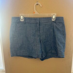 J. Crew Chambray Blue Women's Shorts